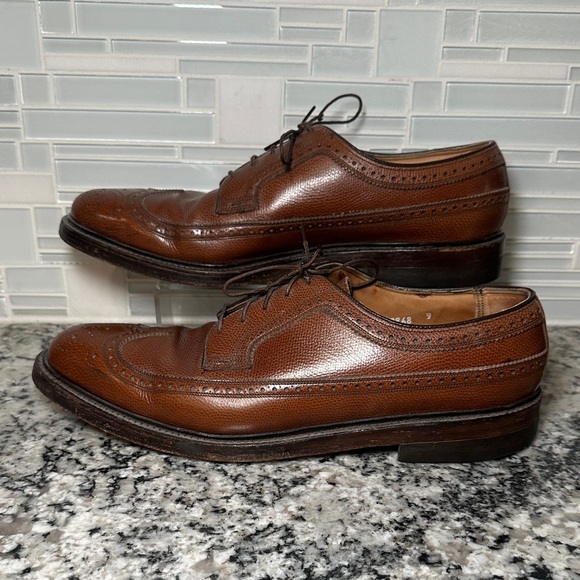 Florsheim Imperial Kenmoor Longwing Bluchers Brown Goodyear Welted - 11.5 B